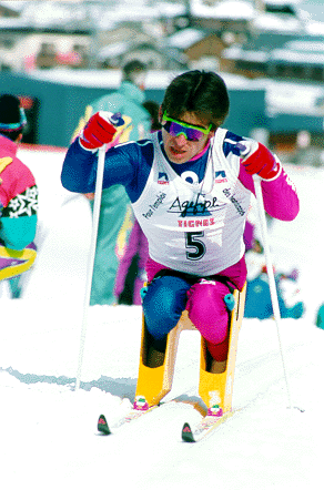 Paralympic skier